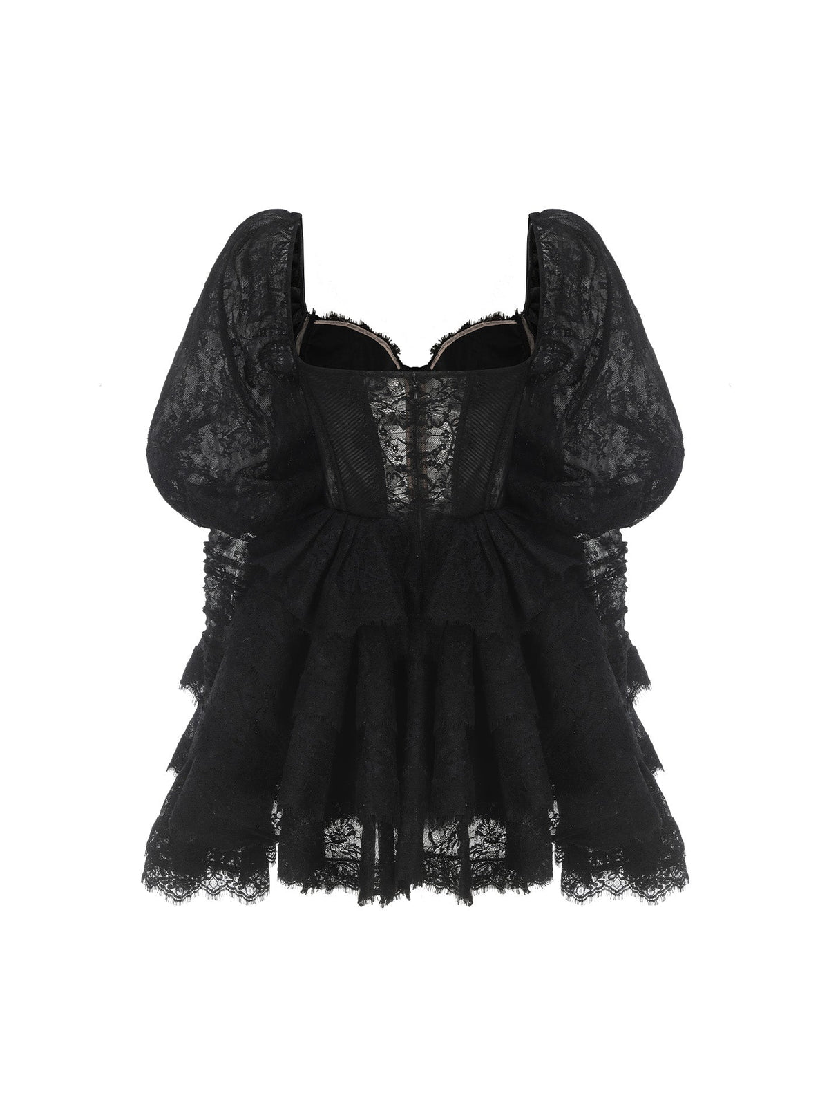 Penelope Lace Dress (Black) (Final Sale)