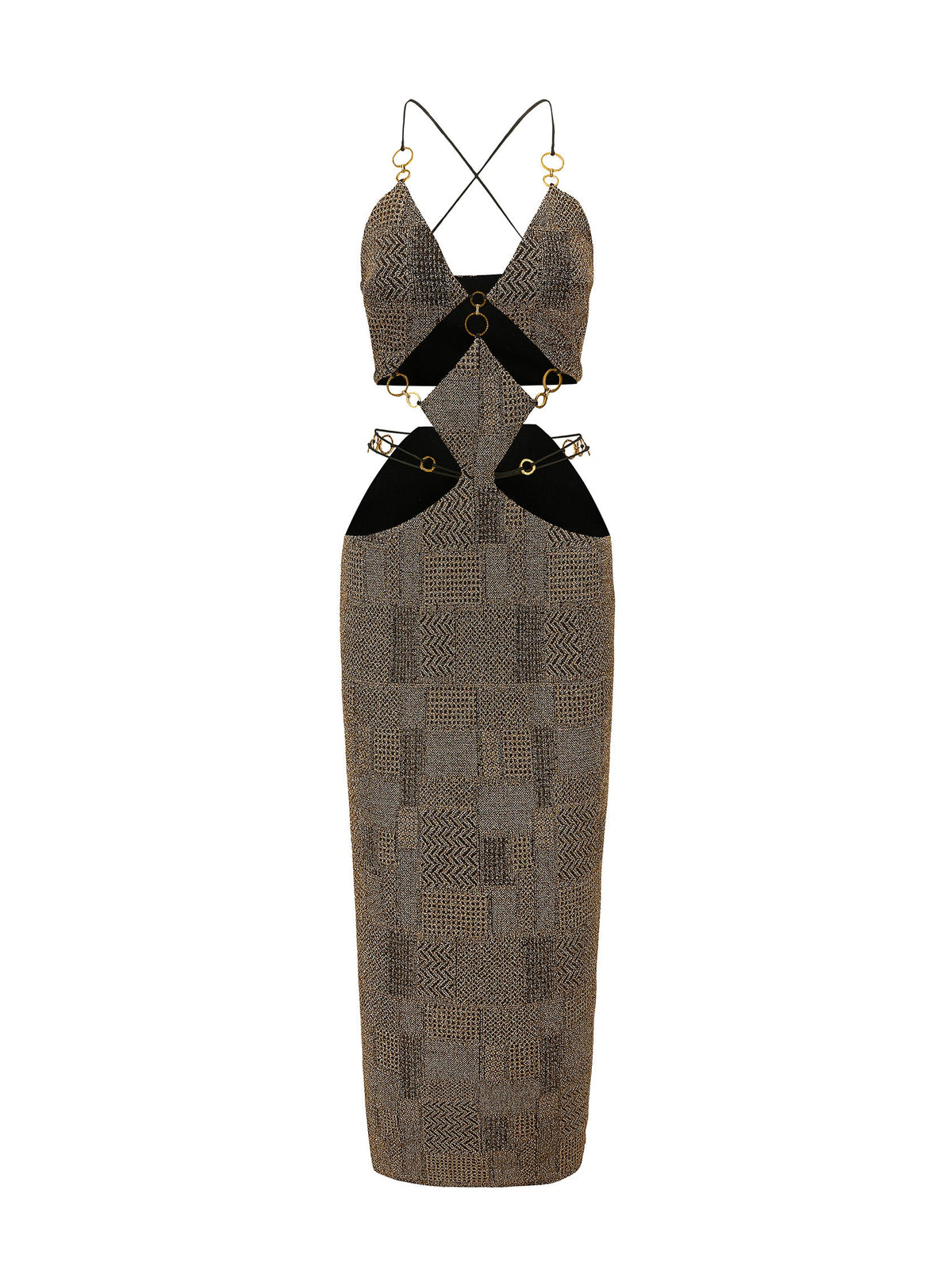 Omaira Dress (Gold) (Final Sale)