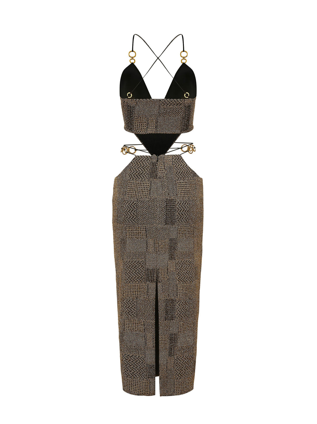 Omaira Dress (Gold) (Final Sale)