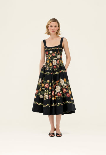 Alcaparra Paramo Midi Dress