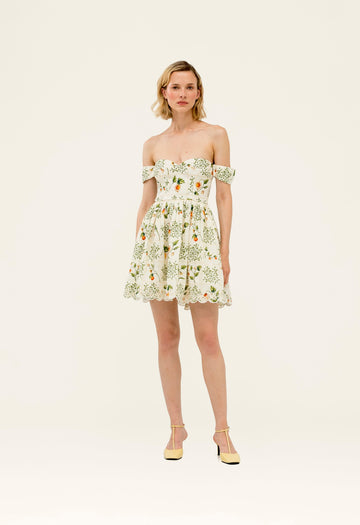 Poesia Uchuva Mini Dress