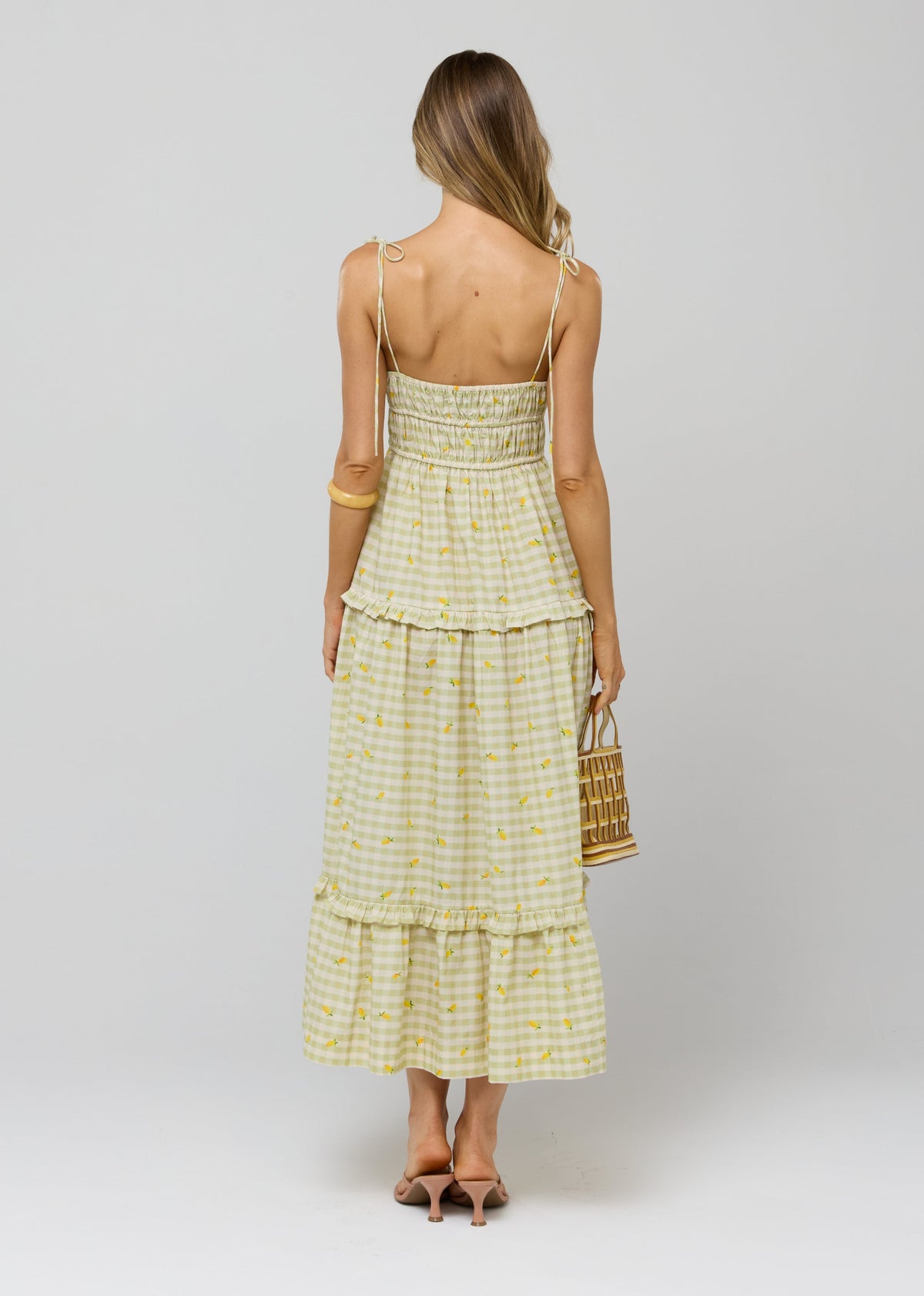 Olivia Dress in Cotton Zest