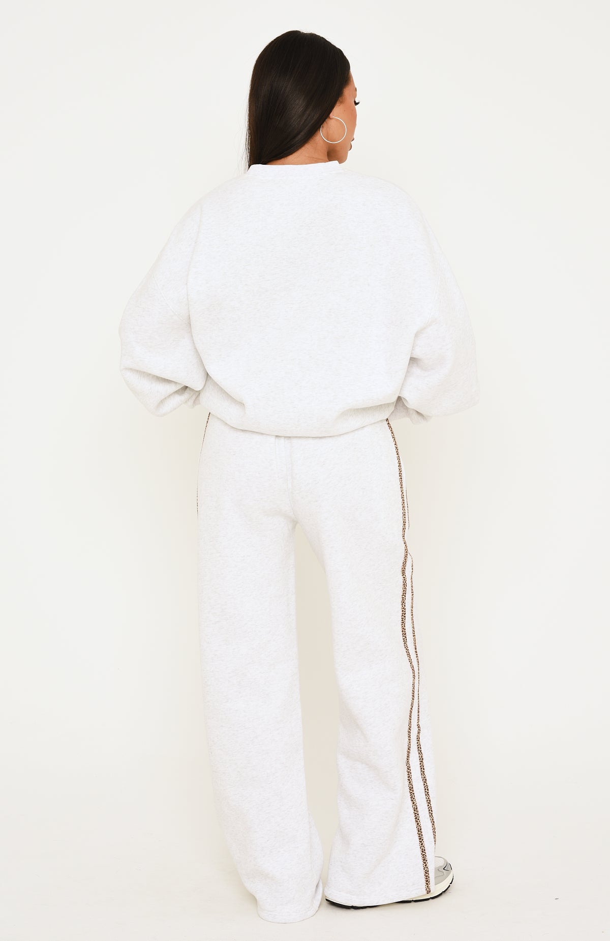 Perfect Harmony Wide Leg Sweatpants Grey Marle