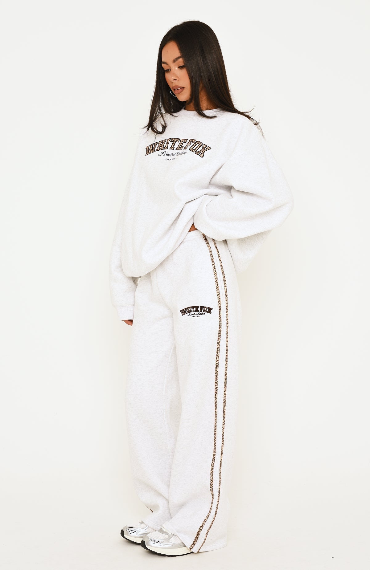 Perfect Harmony Wide Leg Sweatpants Grey Marle