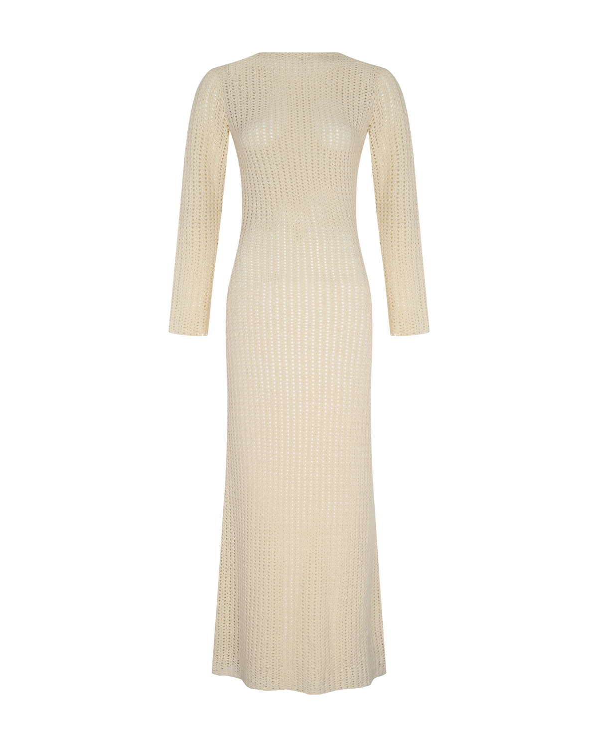 Misha Crochet Maxi Dress  | Ivory
