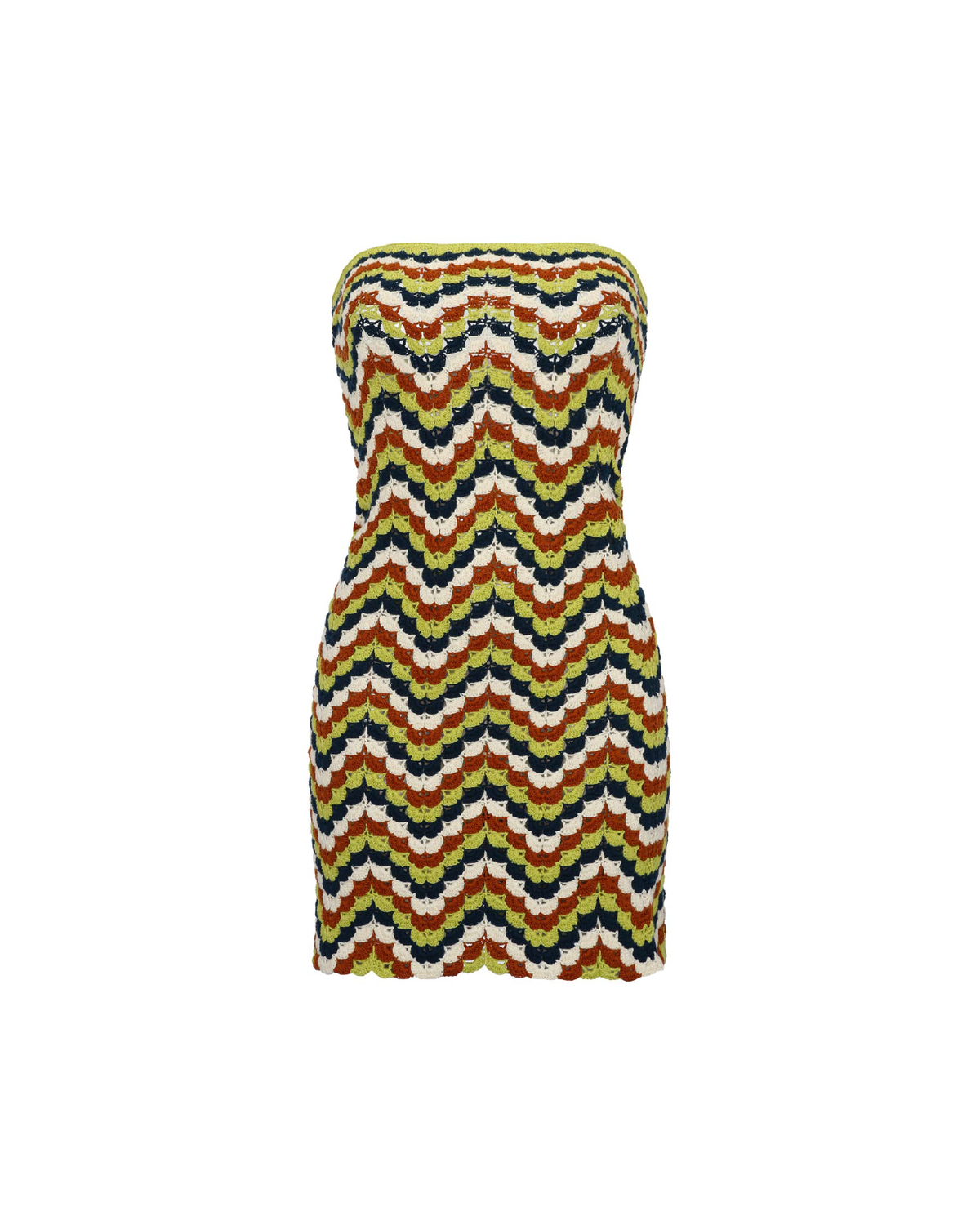 Marea Strapless Mini Dress | Lime Green