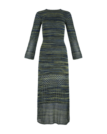 Murga Maxi Dress | Blue/Green
