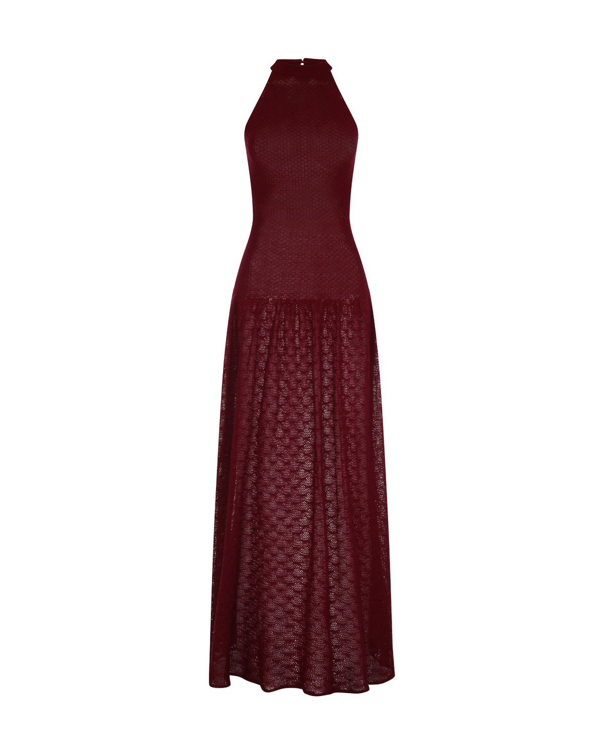 Cayo Maxi Knit Dress | Wine