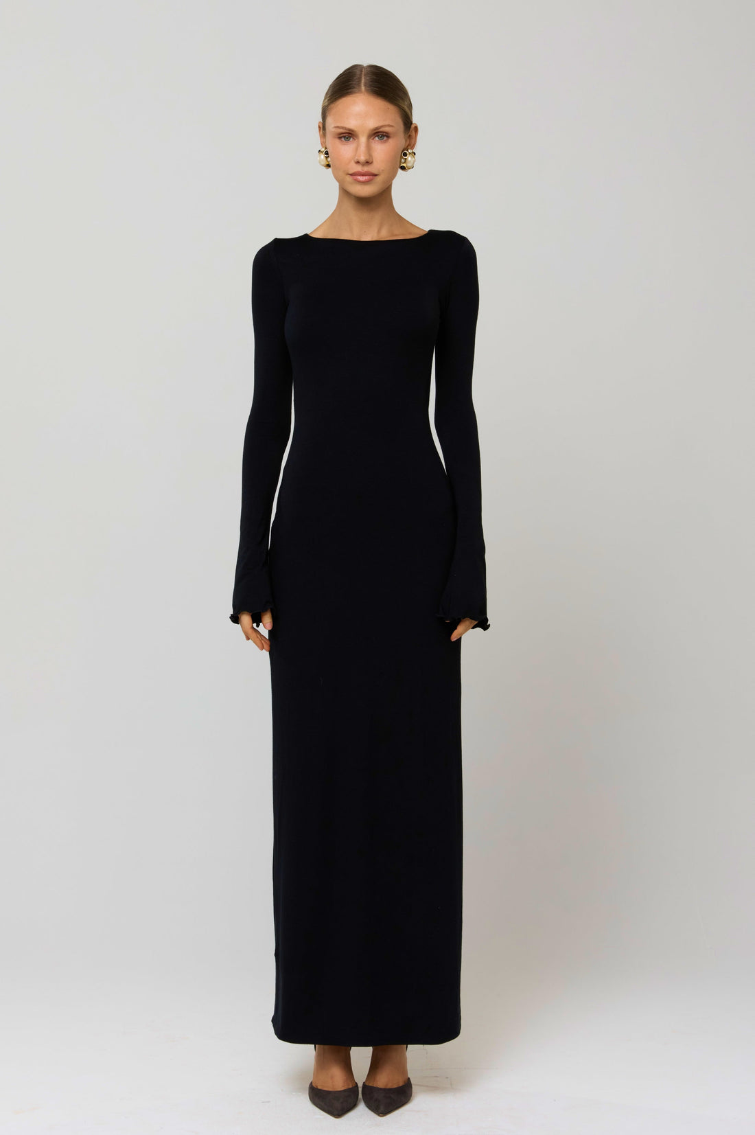 Sylvia in Black Knit