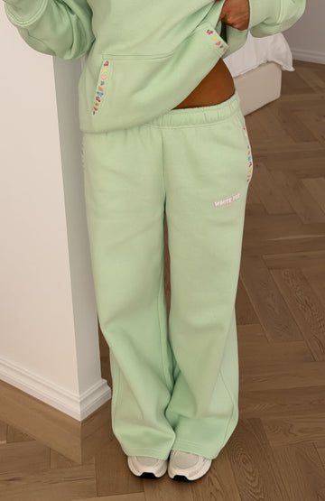 Vol. 2 Wide Leg Sweatpants Mint
