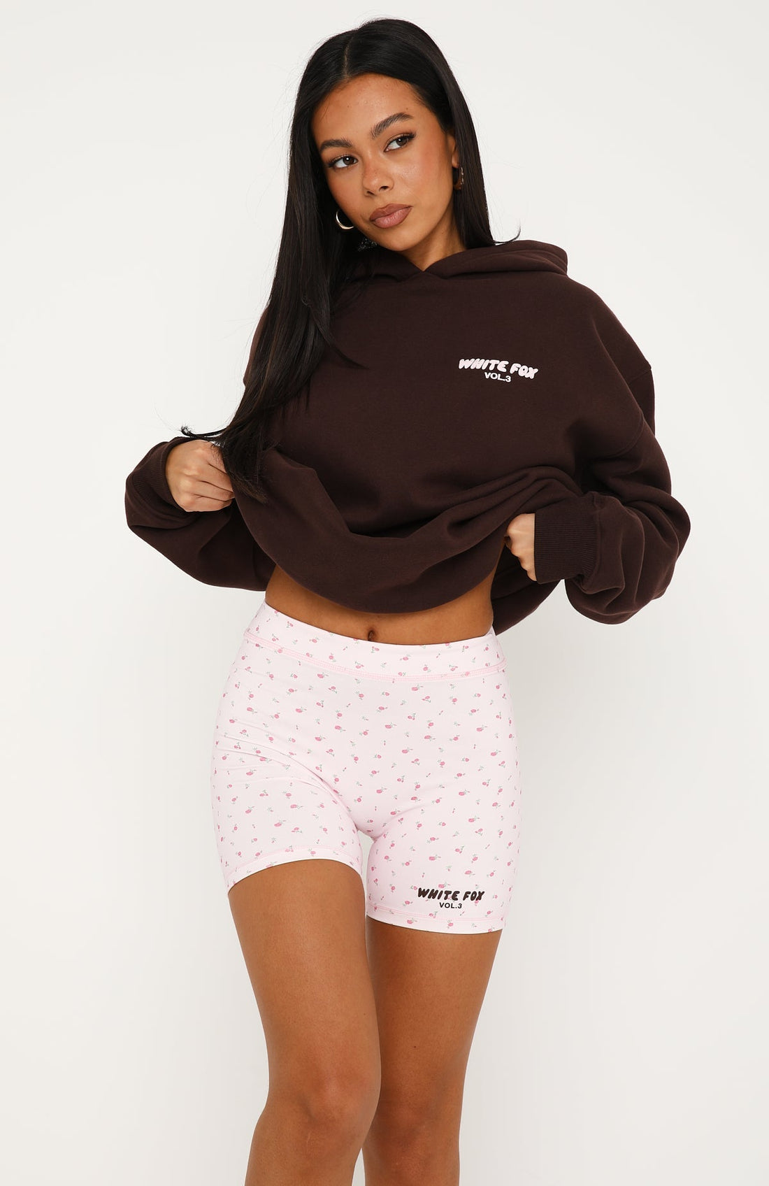 Offstage Printed Bike Shorts Pink Ditsy