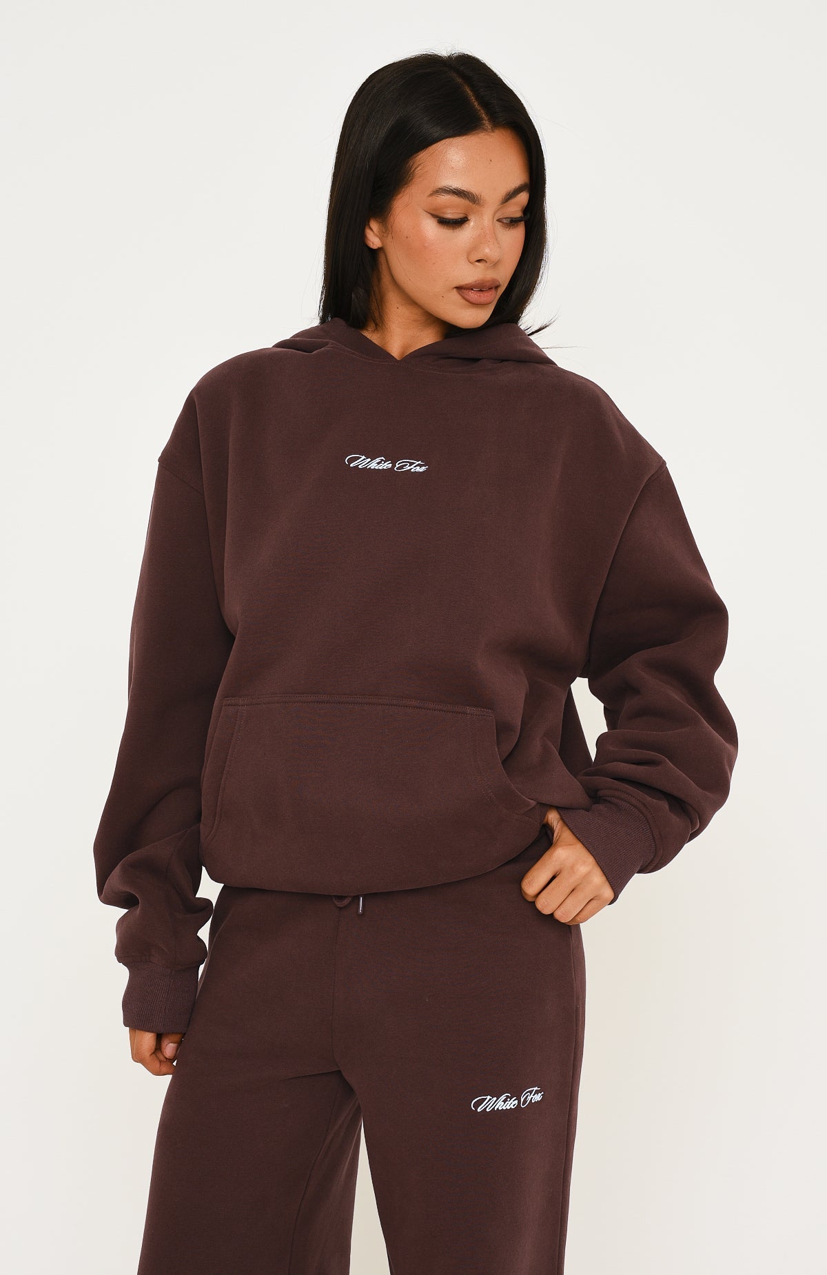 Wishing For It Oversized Hoodie Chocolate